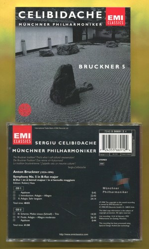Bruckner doppel symphony - bruckner,, doppel-cd,