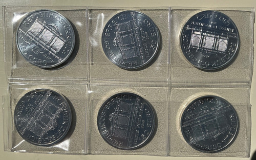 6x1 unze silber - silber, 999